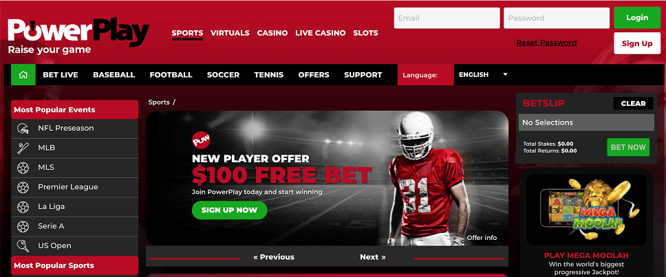 Power Play - Quebec Betting Site