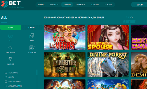 22bet - One of The Best Online Casinos in Indonesia