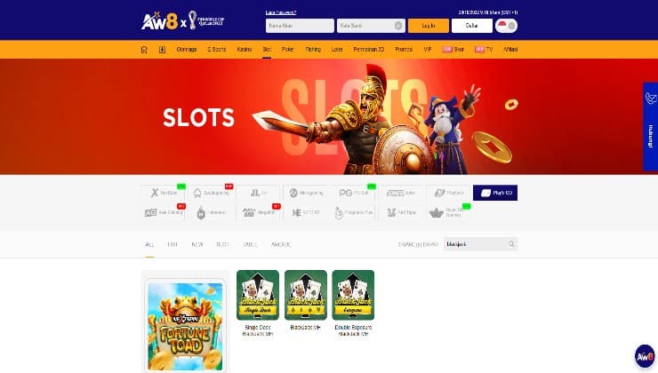 AW8 online Blackjack casino Indonesia