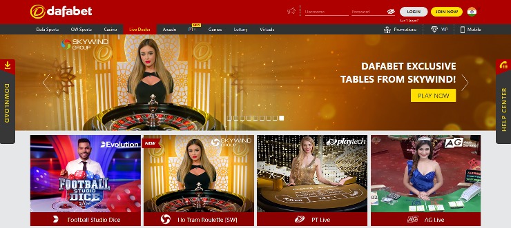 Dafabet Litecoin casino site India