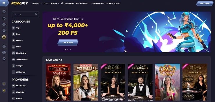 PowBet Litecoin casino site India