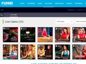 Fun88 Roulette online casino India