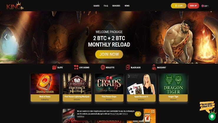 KingBit Bitcoin Gambling Site Philippines