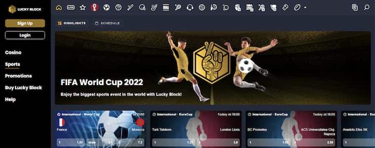 Lucky Block Best bitcoin betting site in the Philippines