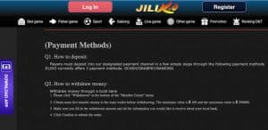 Jiliko Payment Methods