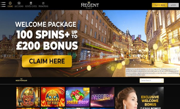 Regent Play Online Casino