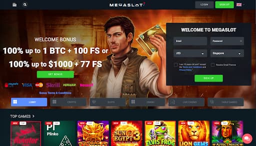 MegaSlot - The Best Free Spins Online Casino in Singapore