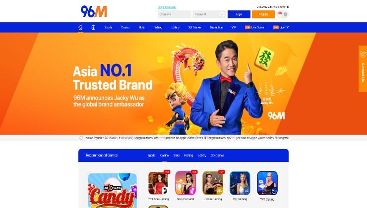 A look at the 96M online casino