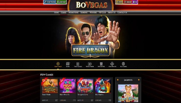 BoVegas online casino site