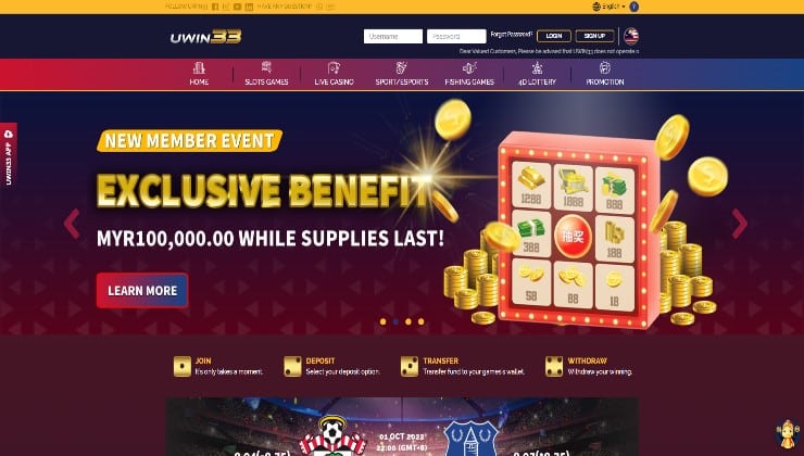  An ideal online casino from UWIN33