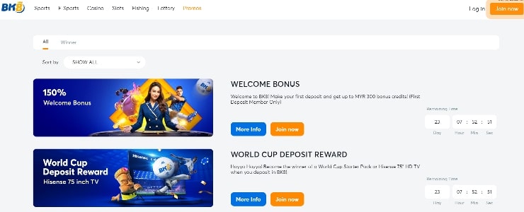 Thailand esports betting site - claim bonus page