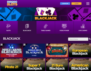 blackjack online en vivo Superslots