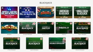 modalidades blackjack online