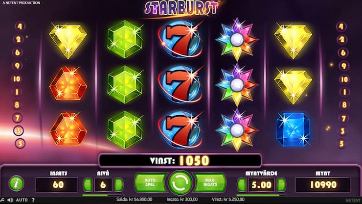 bild som visar casinospelet starburst