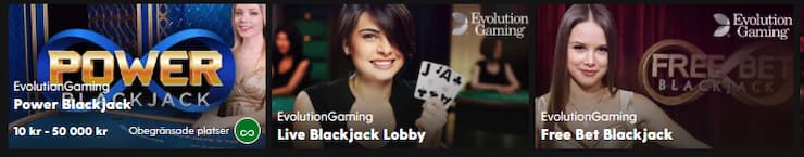 live casino blackjack