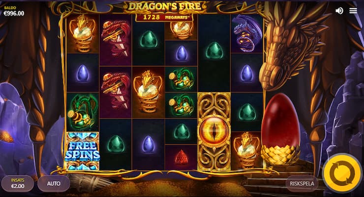 bild på slots casino spelet dragons fire