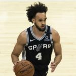 Derrick White and the San Antonio Spurs face the Denver Nuggets on Friday