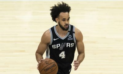 Derrick White and the San Antonio Spurs face the Denver Nuggets on Friday