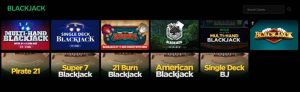 Blackjack Variations at Wild Casino