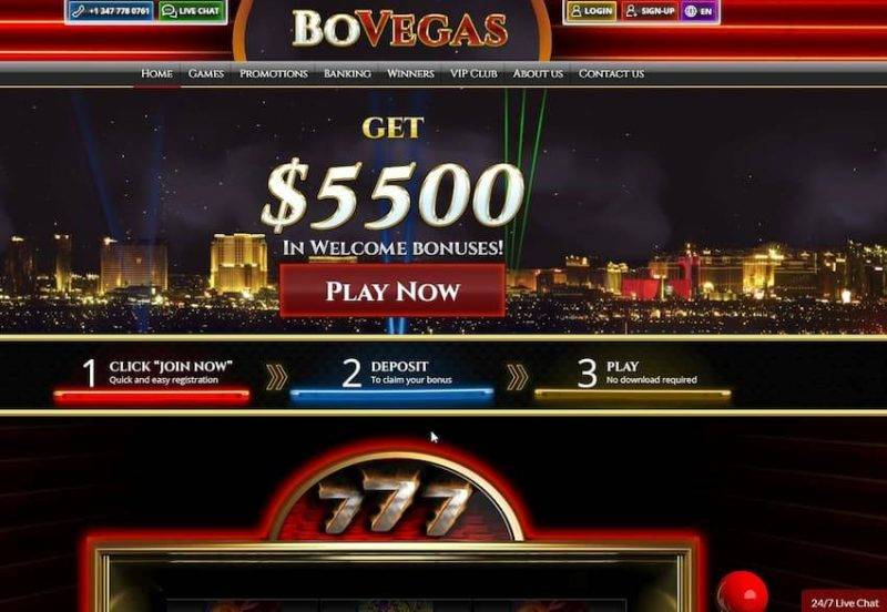 Kasino online video poker BoVegas