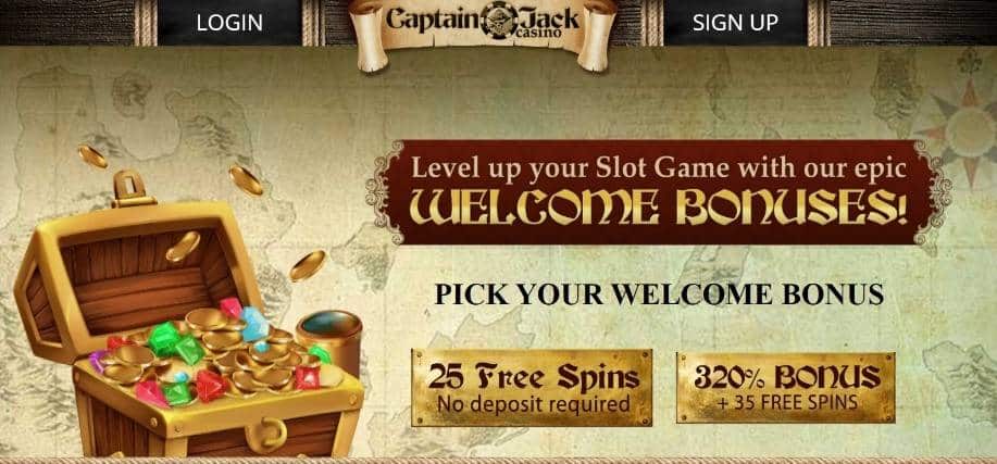Captain Jack Casino Welcome Bonus Offers