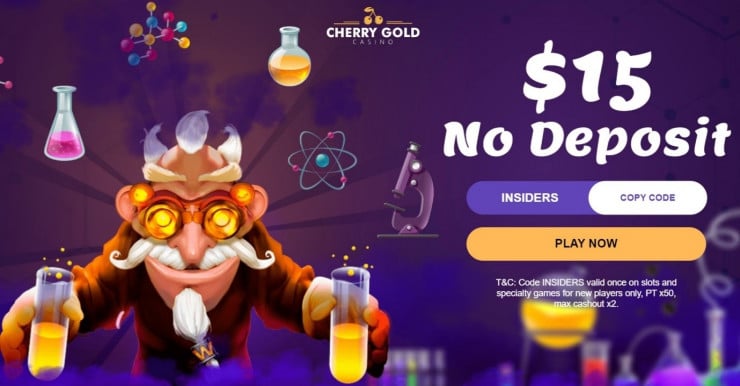Cherry Gold Casino Bonus Codes Redeem Form