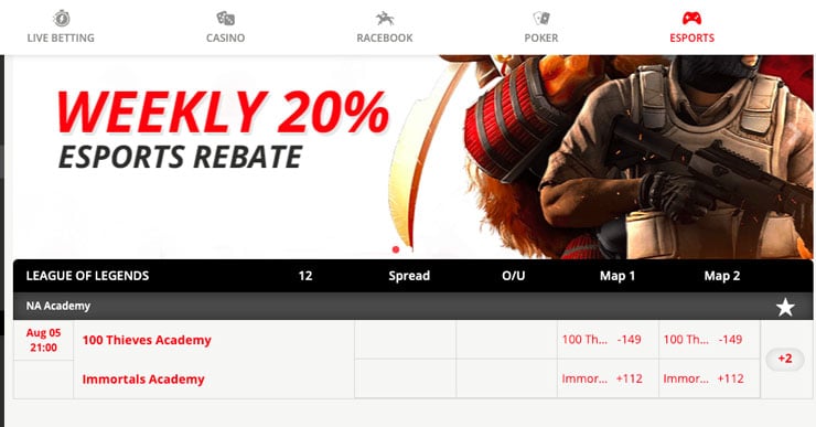 BetOnline dishes up odds early for League of Legends tournaments