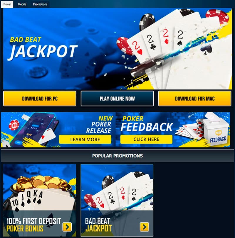 SportsBetting Poker Page