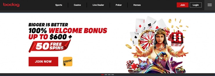 Bodog Online betting site