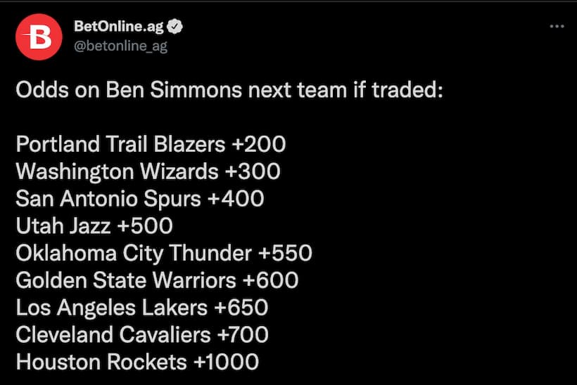 Philadelphia 76ers make shock Ben Simmons trade U-turn: