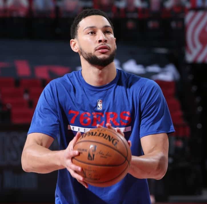76ers rumors Ben Simmons reports to Sixers at Wells Fargo Center