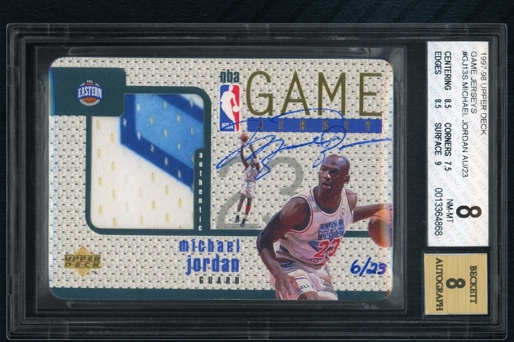 Michael Jordan's signed patch card sells for $2.7 million
