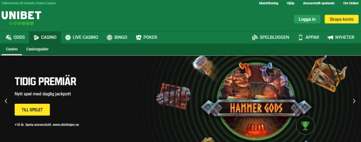 Logga in med BankID hos ett online casino