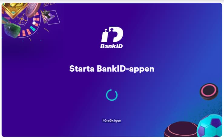verifiera betting utan konto med BankID