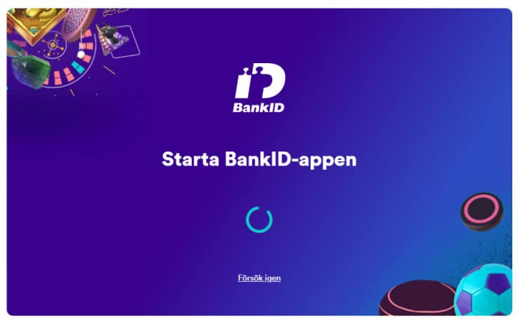 Signera din inloggning med BankID
