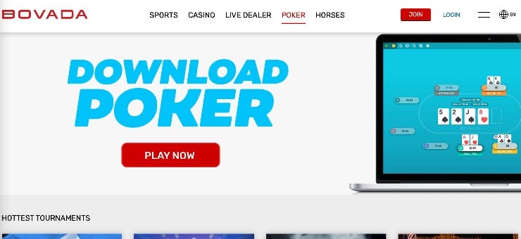 Bovada Casino Poker Page