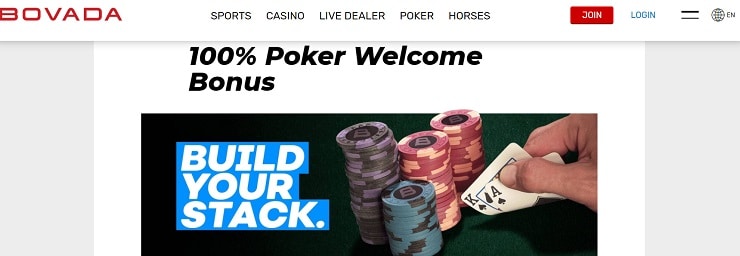 Bovada Poker Bonus Banner