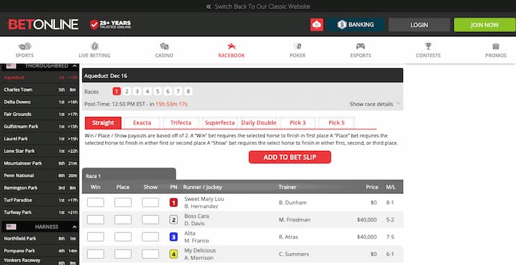 New Mexico Horse Racing Betting – Comparing The Best NM Horse Racing Betting Sites