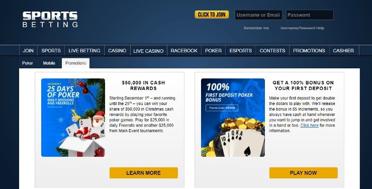 Maryland Online Poker - Sportsbetting