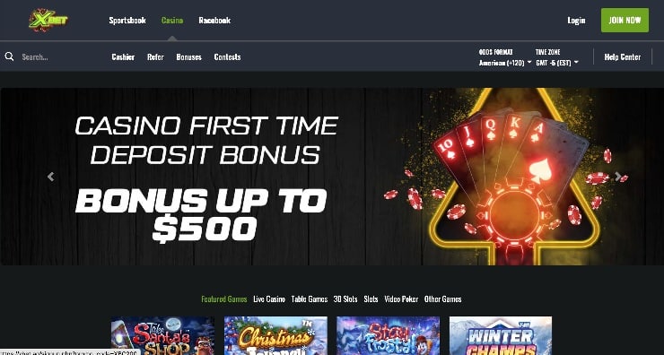 Xbet Casino Homepage