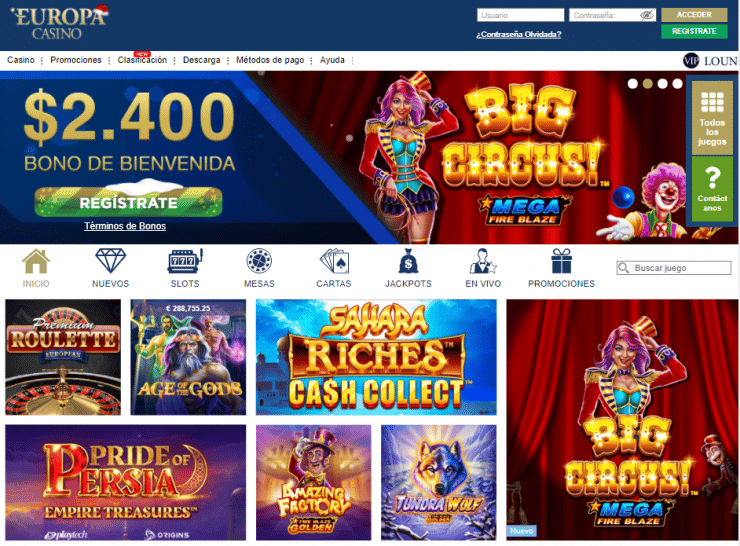 casinos online peru europa casino