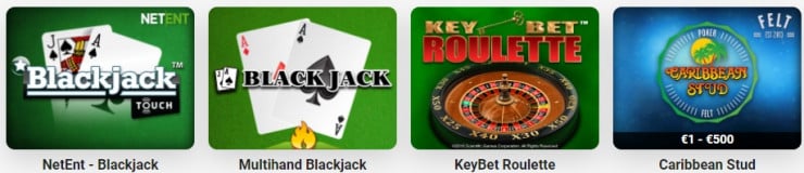 juegos Blackjack casino online