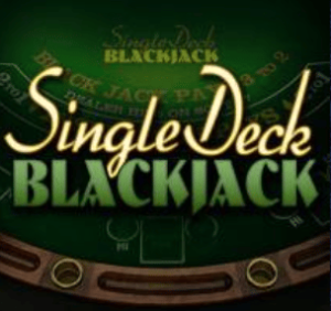 sigle deck blackjack online