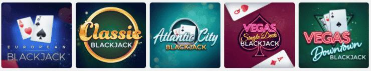 variedad y calidad juegos blackjack online
