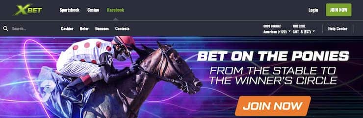 XBet Sign Up Page - RI horse racing 