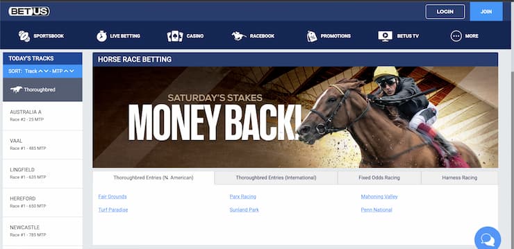 Maryland Horse Racing sites like BetUS give away free horse racing picks and predictions