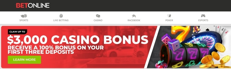 BetOnline offers an enticing welcome bonus