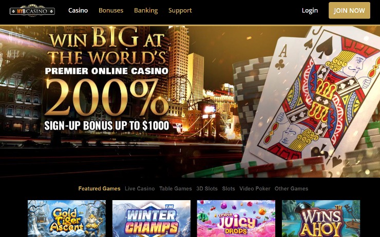 MyB Casino promotions