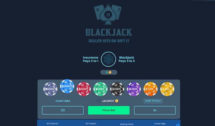 EarnBet Play Blackjack