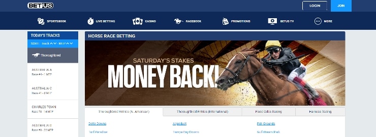 Belmont Horse Racing Betting Sites - BetUS